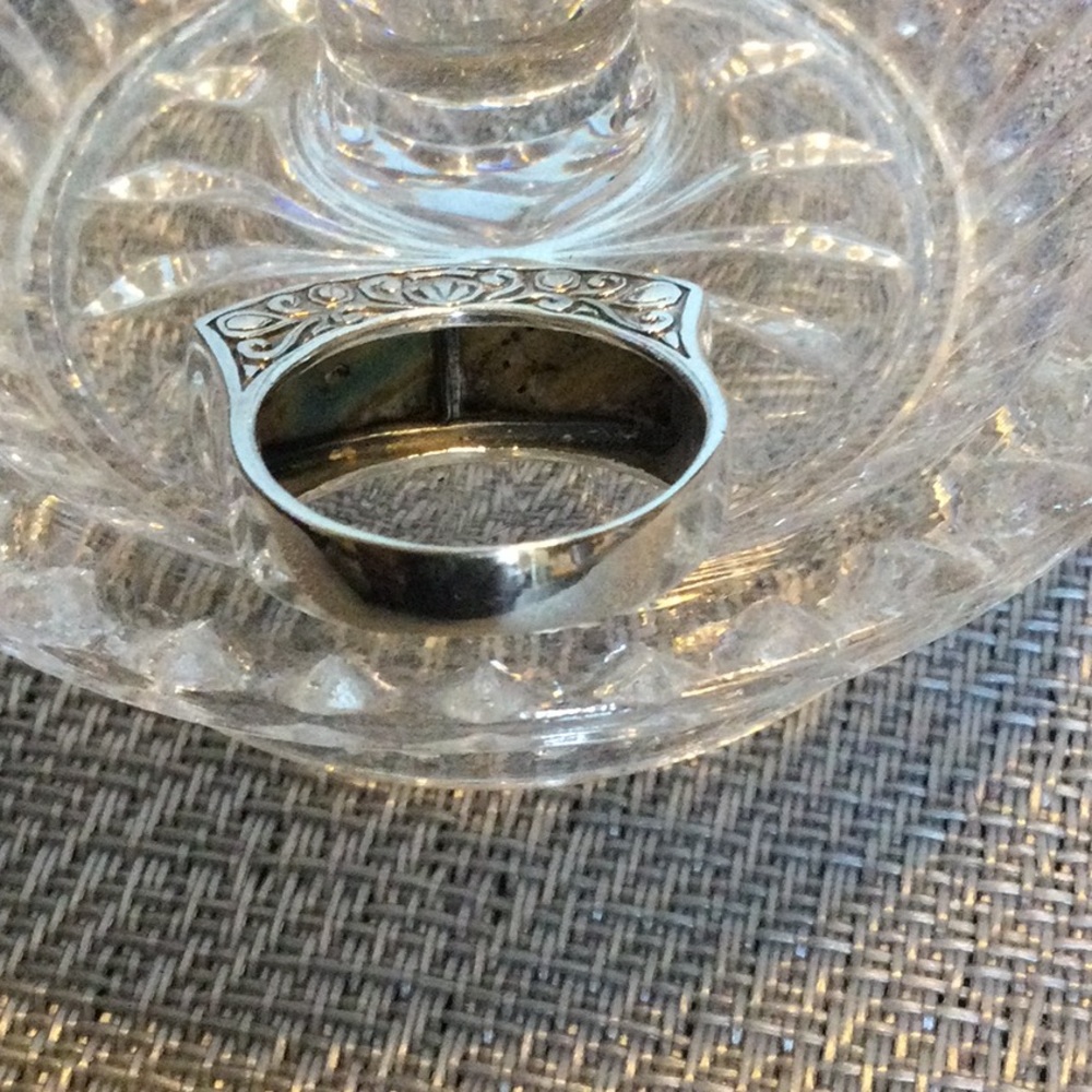 Abalone Silver Ring - image 3